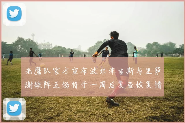 老鹰队官方宣布波尔津吉斯与里萨谢缺阵五场将于一周后复查恢复情况
